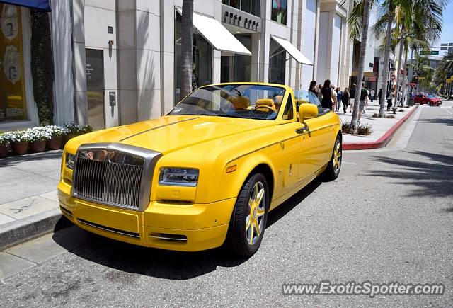 Rolls-Royce Phantom spotted in Beverly Hills, California