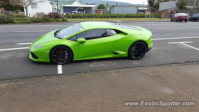 Lamborghini Huracan spotted in Pirongia, New Zealand