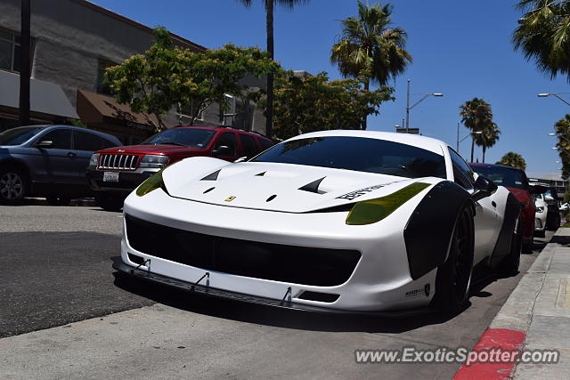 Ferrari 458 Italia spotted in Beverly Hills, California