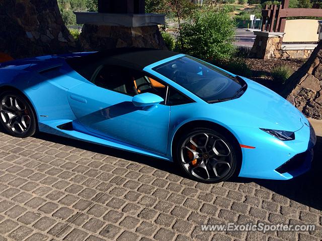 Lamborghini Huracan spotted in Park City, Utah