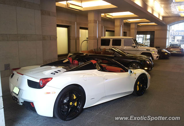 Ferrari 458 Italia spotted in Toronto, Canada