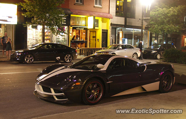 Pagani Huayra spotted in Montreal, Canada