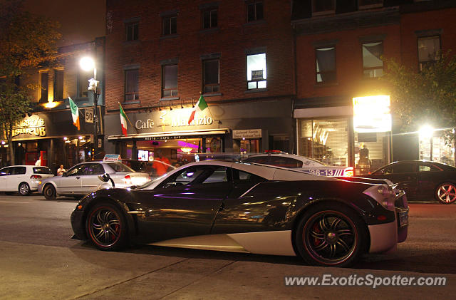 Pagani Huayra spotted in Montreal, Canada