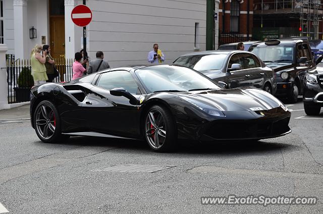 Ferrari 488 GTB spotted in London, United Kingdom