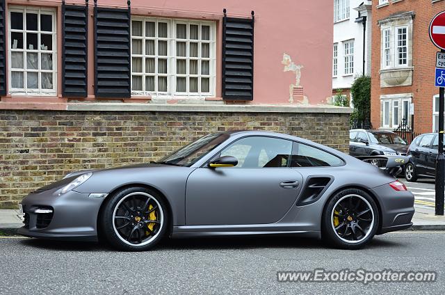 Porsche 911 GT2 spotted in London, United Kingdom