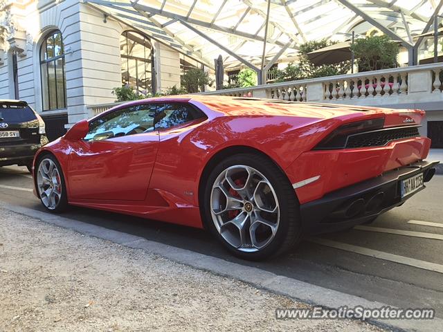 Lamborghini Huracan spotted in Paris, France