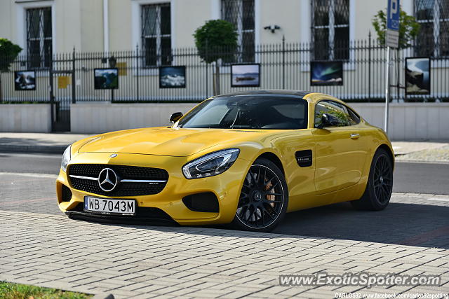 Mercedes AMG GT spotted in Warsaw, Poland