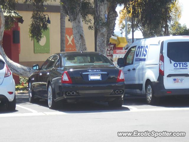 Maserati Quattroporte spotted in San Diego, California