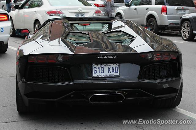 Lamborghini Aventador spotted in Montreal, QC, Canada