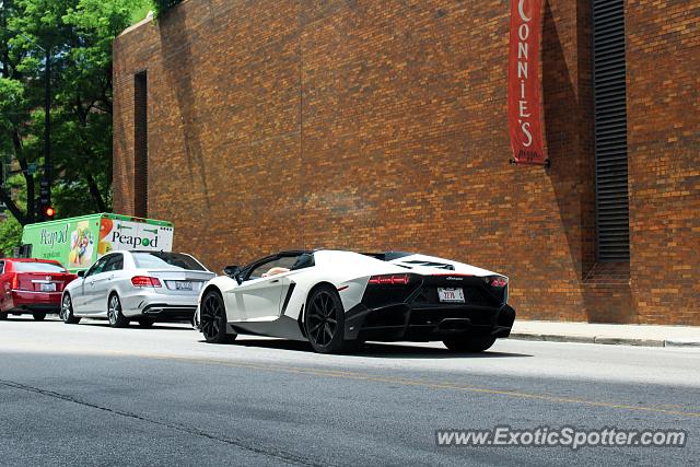 Lamborghini Aventador spotted in Chicago, Illinois