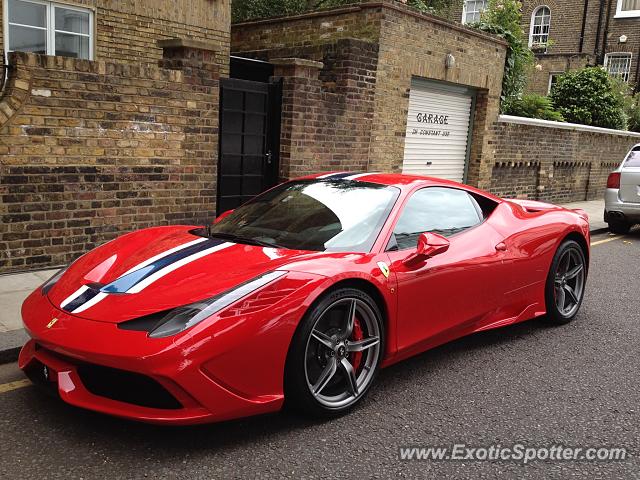 Ferrari 458 Italia spotted in London, United Kingdom