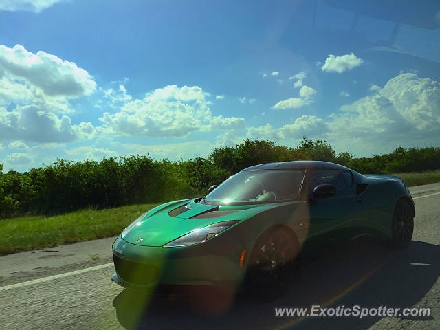 Lotus Evora spotted in Hobe Sound, Florida