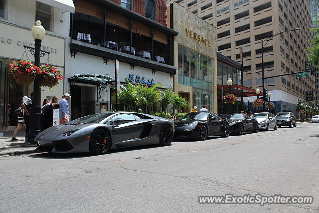 Lamborghini Aventador spotted in Chicago, Illinois