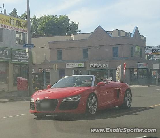 Audi R8 spotted in Toronto, Canada