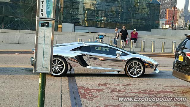 Lamborghini Aventador spotted in New York, New York