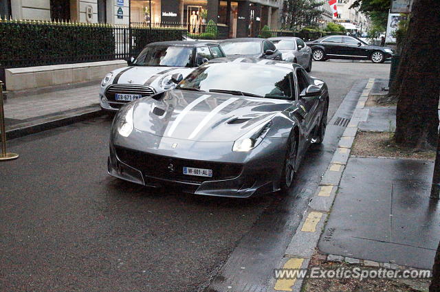 Ferrari F12 spotted in Paris, France