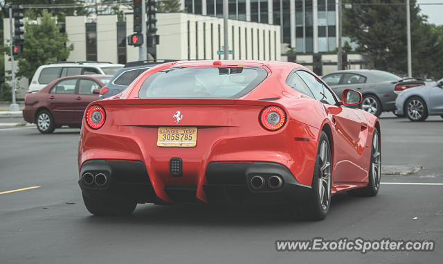 Ferrari F12 spotted in Northbrook, Illinois