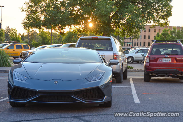 Lamborghini Huracan spotted in Cherry Creek, Colorado