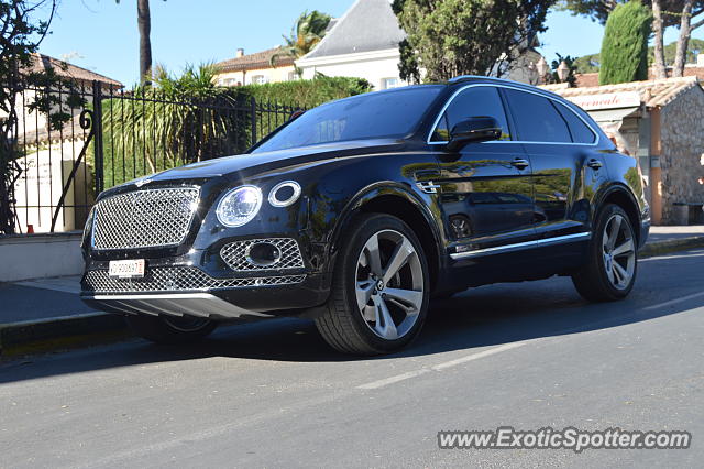 Bentley Bentayga spotted in St-Tropez, France