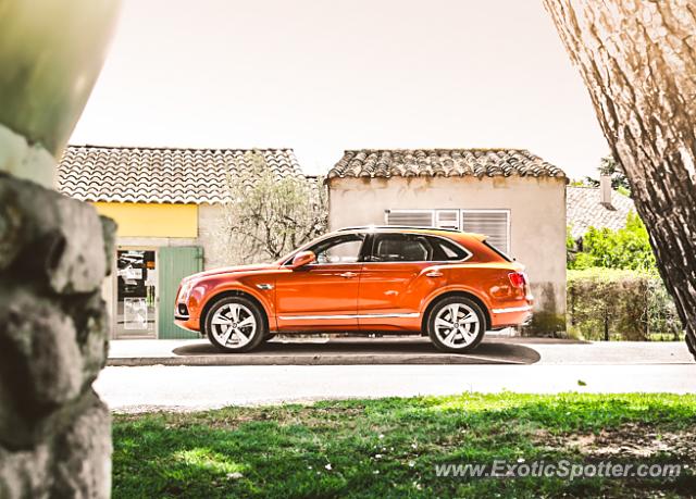 Bentley Bentayga spotted in Petite ville, France