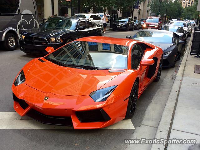 Lamborghini Aventador spotted in Chicago, Illinois