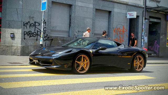 Ferrari 458 Italia spotted in Zurich, Switzerland