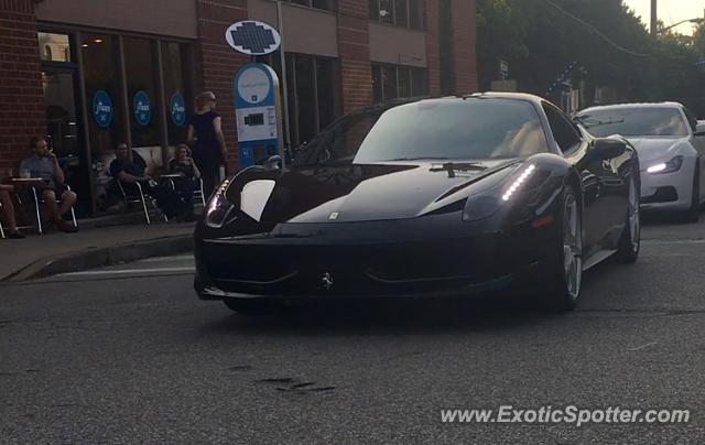 Ferrari 458 Italia spotted in Pittsburgh, Pennsylvania