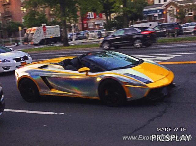 Lamborghini Gallardo spotted in Brooklyn, New York