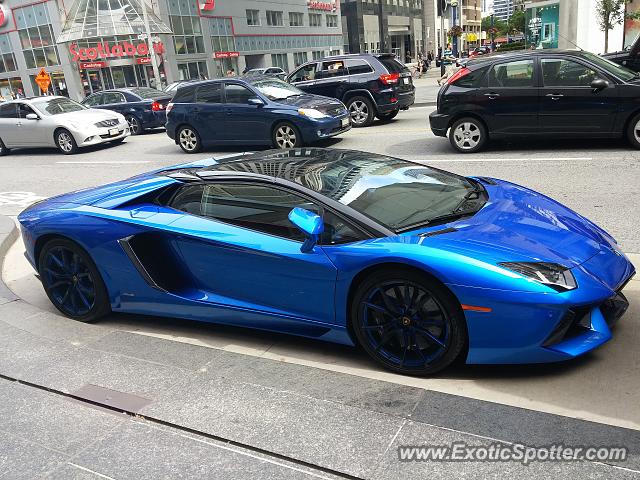 Lamborghini Aventador spotted in Toronto, Canada