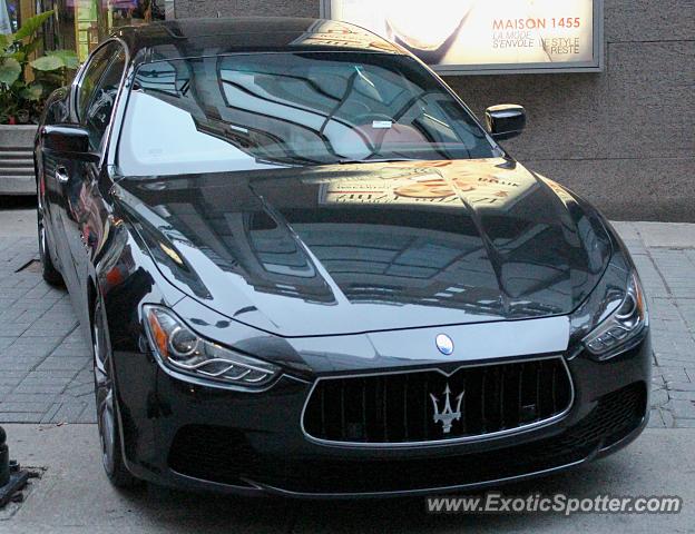 Maserati Ghibli spotted in Montreal, QC, Canada