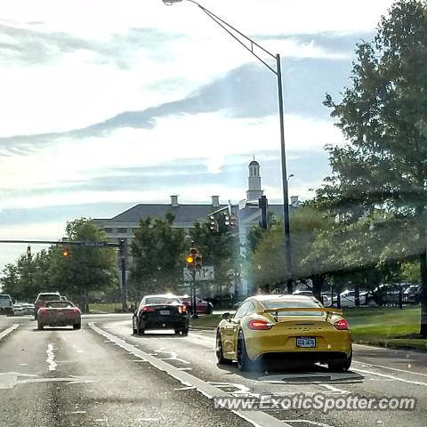 Porsche Cayman GT4 spotted in Columbus, Ohio