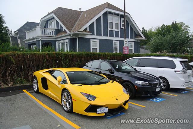 Lamborghini Aventador spotted in Vancouver, Canada