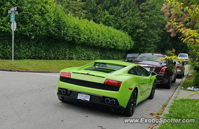 Lamborghini Gallardo spotted in Vancouver, Canada