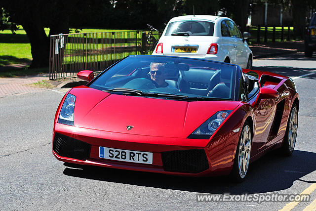 Lamborghini Gallardo spotted in Cambridge, United Kingdom