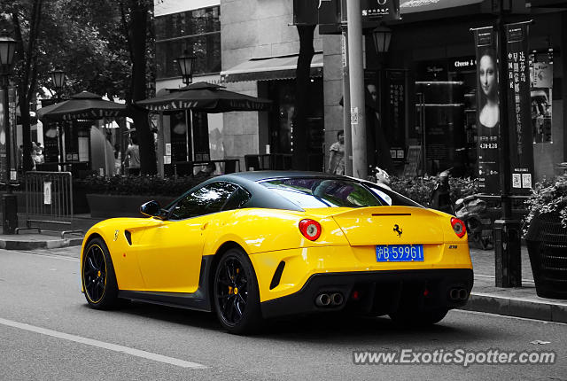 Ferrari 599GTO spotted in Shanghai, China