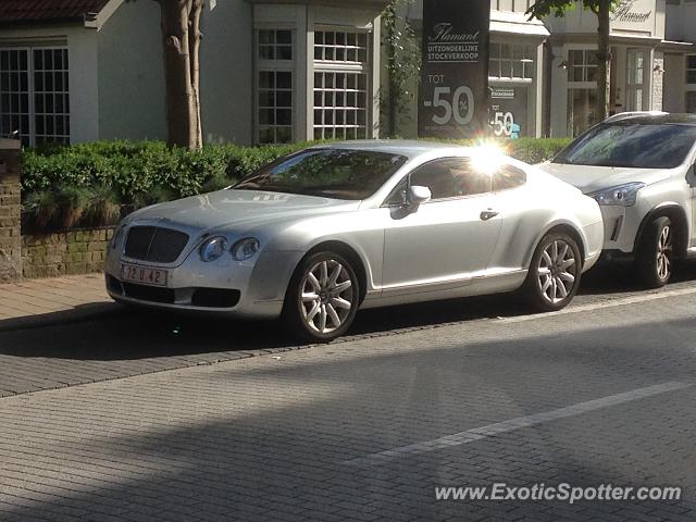 Bentley Continental spotted in Knokke, Belgium