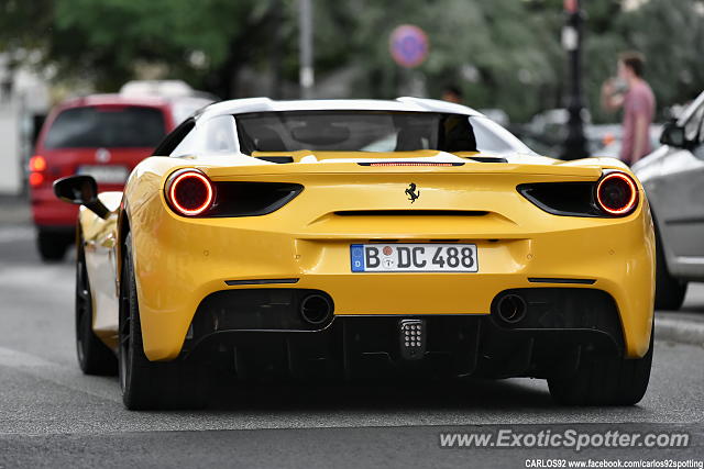 Ferrari 488 GTB spotted in Warsaw, Poland