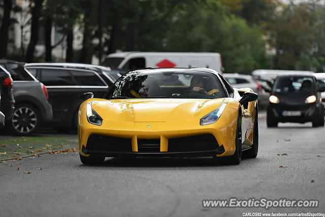 Ferrari 488 GTB spotted in Warsaw, Poland