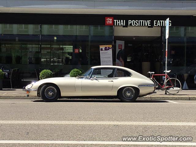 Jaguar E-Type spotted in Zürich, Switzerland