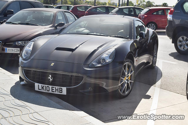 Ferrari California spotted in San Pedro, Spain