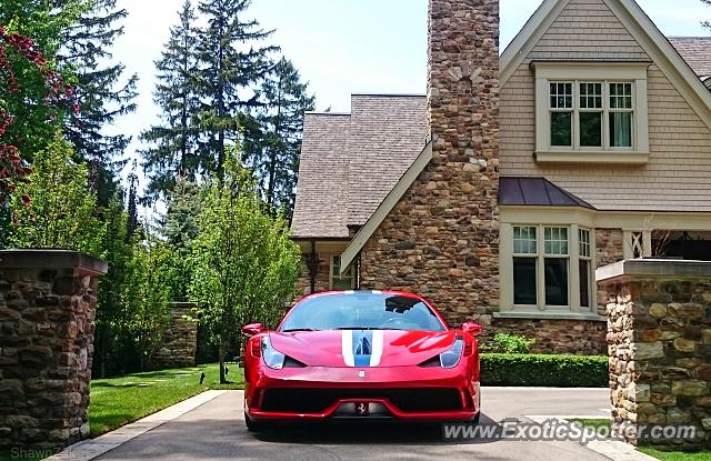 Ferrari 458 Italia spotted in Oakville, ON, Canada