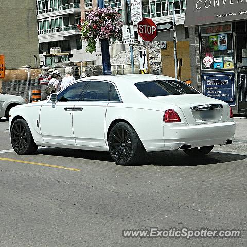 Rolls-Royce Ghost spotted in Toronto, Canada