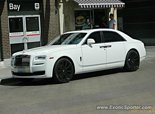 Rolls-Royce Ghost spotted in Toronto, Canada