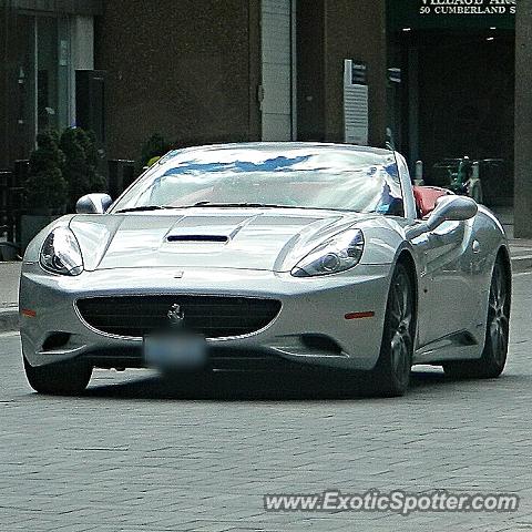 Ferrari California spotted in Toronto, Canada