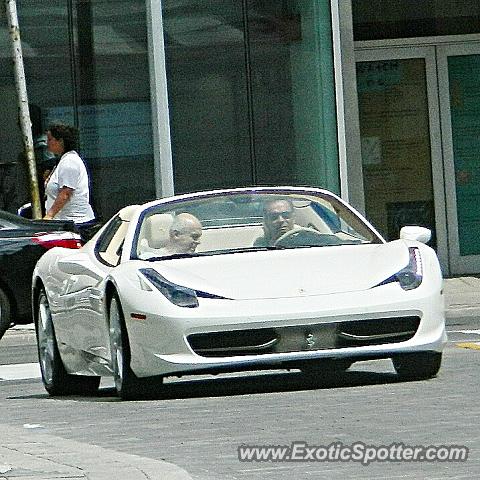 Ferrari 458 Italia spotted in Toronto, Canada