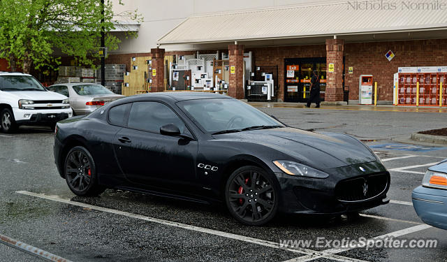 Maserati GranTurismo spotted in Garner, North Carolina