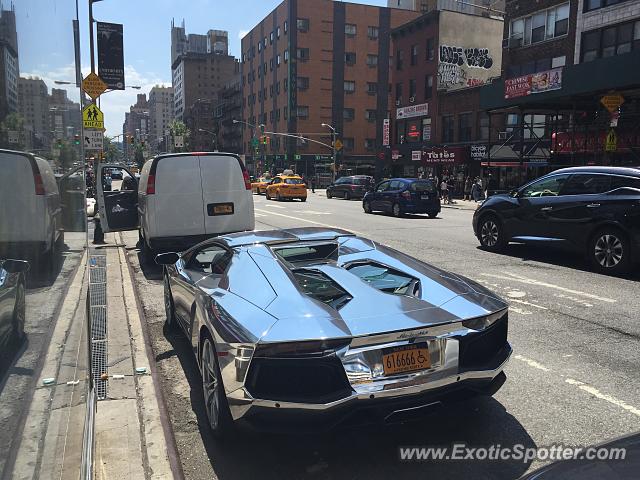 Lamborghini Aventador spotted in NYC, New York