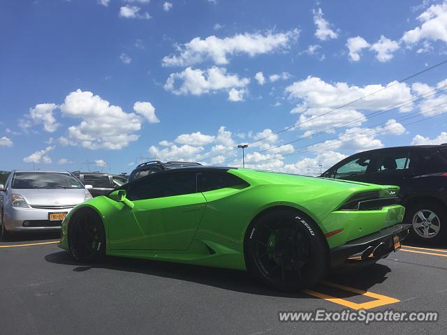 Lamborghini Huracan spotted in Victor, New York