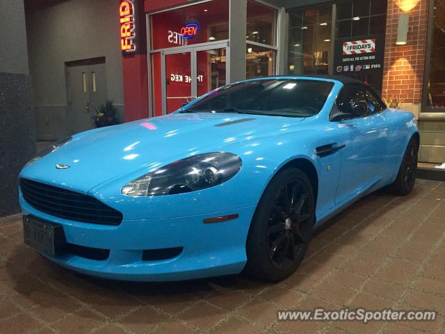 Aston Martin DB9 spotted in Niagara, Toronto, Canada