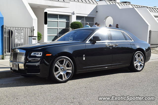 Rolls-Royce Ghost spotted in Malibu, California